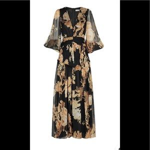 Shona Joy Henrietta long sleeve midi dress